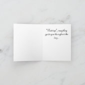 Fußstapfen und Tinte Zeichnend mit Verse (Innenseite)