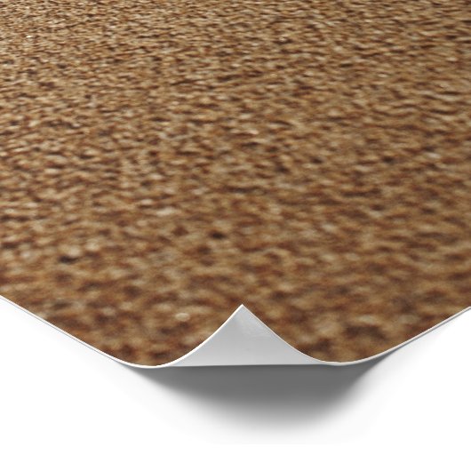 Fußstufen im Sand Poster (Ecke)