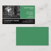 Fußtes Foto - Army Green - im Wald Visitenkarte (Vorne/Hinten)