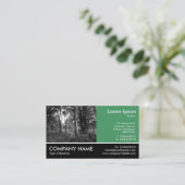 Fußtes Foto - Army Green - im Wald Visitenkarte (Stehend Vorderseite)