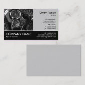 Fußtes Foto - Lt Gray - Motorradmessgeräte Visitenkarte (Vorne/Hinten)