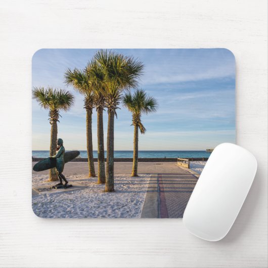 Fußweg bis Pensacola Beach Mousepad (Mit Mouse)