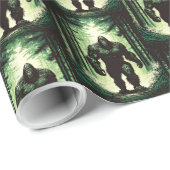 Fußweg für einen Waldspaziergang 2 Geschenkpapier (Rolleneckpunkt)