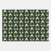 Fußweg für einen Waldspaziergang 2 Geschenkpapier Set (Vorderseite 2)