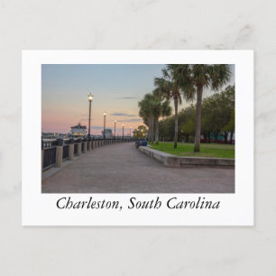 Fußweg in Charleston, South Carolina Postkarte