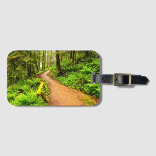 Fußweg in Forest Park Gepäckanhänger