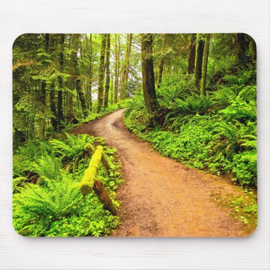 Fußweg in Forest Park Mousepad (Vorne)