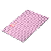 Fußweg Rosa Flamingo Note Pad Notizblock (angewinkelt)