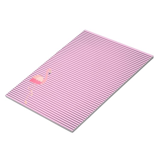 Fußweg Rosa Flamingo Note Pad Notizblock (angewinkelt)