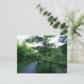 Fußweg zum Boathouse Postkarte (Stehend Vorderseite)