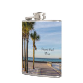 Fußweg zum Pensacola Beach Flask Flachmann (Links)