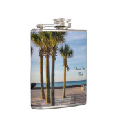 Fußweg zum Pensacola Beach Flask Flachmann (Rechts)