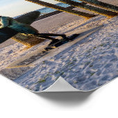 Fußweg zum Pensacola Beach Poster (Ecke)