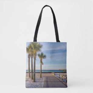 Fußweg zum Pensacola Beach Tote Bag Tasche