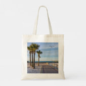 Fußweg zum Pensacola Beach Tote Bag Tragetasche (Rückseite)