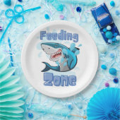 FUSSZONSCHARK , KARTOFFELSTIL PAPPTELLER (Party)