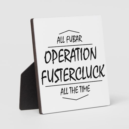 Fustercluck-Zeichen Fotoplatte (Vorderseite)