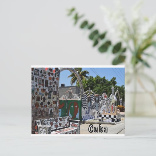 Fusterlandia Havana Kuba Kunst und Kultur Postkarte (Stehend Vorderseite)