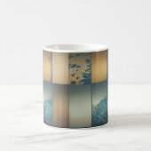 Fusuma Landscape - Japanese Screen Art Mug Kaffeetasse (Mittel)