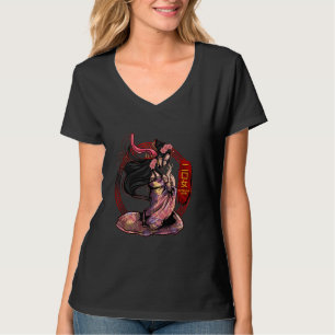 Futakuchi Onna Monster Yokai Alte Japanische Mytho T-Shirt