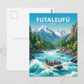 Futaleufú-Fluss Chile Postkarte (Vorne/Hinten)