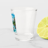 Futaleufú-Fluss Chile Schnapsglas (Rechts)