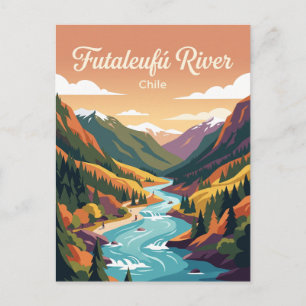 Futaleufú-Fluss, Futaleufú, Región de Los Lagos, C Postkarte