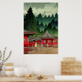 Futatsu Hall Nikko Kawase Hasui Poster (Küche)