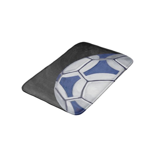 Futbal Badematte (Schrägansicht)