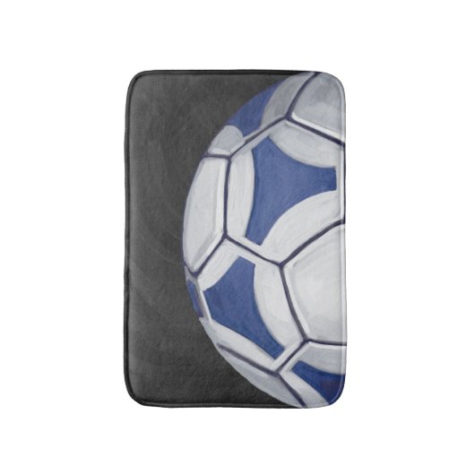 Futbal Badematte (Vorderseite Vertikal)