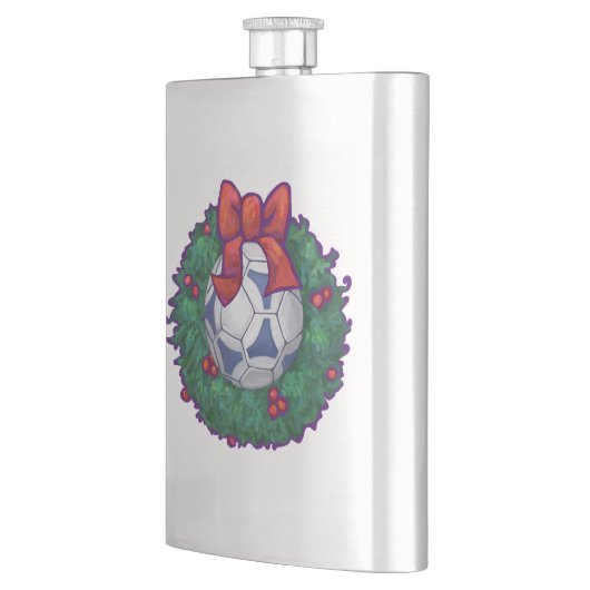 Futbal Christmas Flachmann (Links)