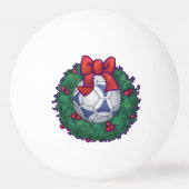 Futbal Christmas Tischtennisball (Vorderseite)
