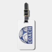 Futbal Coach Gepäckanhänger (Vorderseite vertikal)