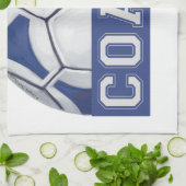 Futbal Coach Geschirrtuch (Gefaltet)