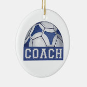 Futbal Coach Keramik Ornament (Rechts)