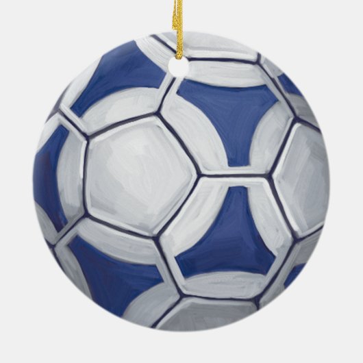 Futbal Coach Keramik Ornament (Hinten)