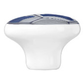 Futbal Keramikknauf (Seitenansicht)