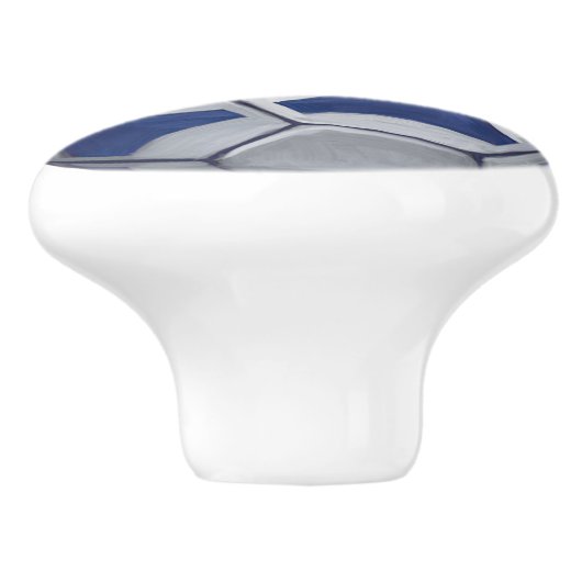 Futbal Keramikknauf (Seitenansicht)