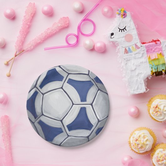 Futbal Pappteller (Party)