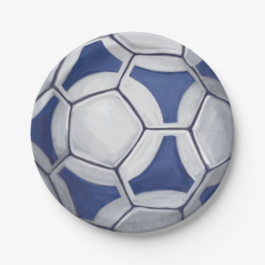 Futbal Pappteller (Vorderseite)