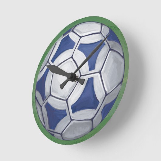 Futbal Runde Wanduhr