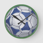 Futbal Runde Wanduhr