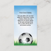 Futball Coach Business Card Visitenkarte (Rückseite)