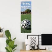 Futbol - Das schöne Spiel 12x36 Poster (Heimbüro)