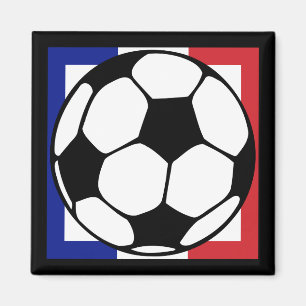 futbol. francaise Quadrat Magnet