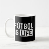 Futbol Is Life Football Lover Soccer Fun Kaffeetasse (Links)