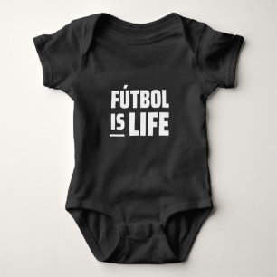 Futbol ist Leben, Fußball, Fußball, amerikanischer Baby Strampler