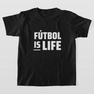 Futbol ist Leben, Fußball, Fußball, amerikanischer T-Shirt