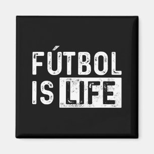Futbol ist Lebensfußball Lover Fußball Spaß Magnet