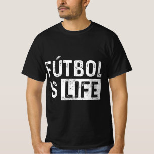 Futbol ist Lebensfußball Lover Fußball Spaß T-Shirt